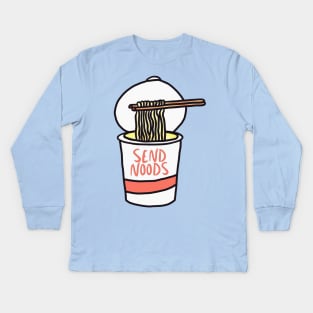 Send Noods Kids Long Sleeve T-Shirt